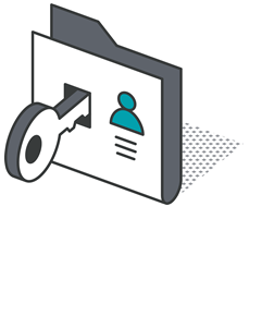 Cyber, trust and resilience icon