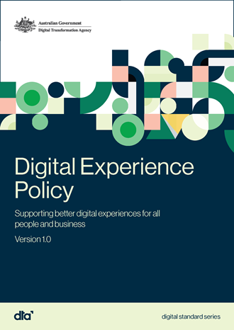 Front cover of the Digital Experience Policy