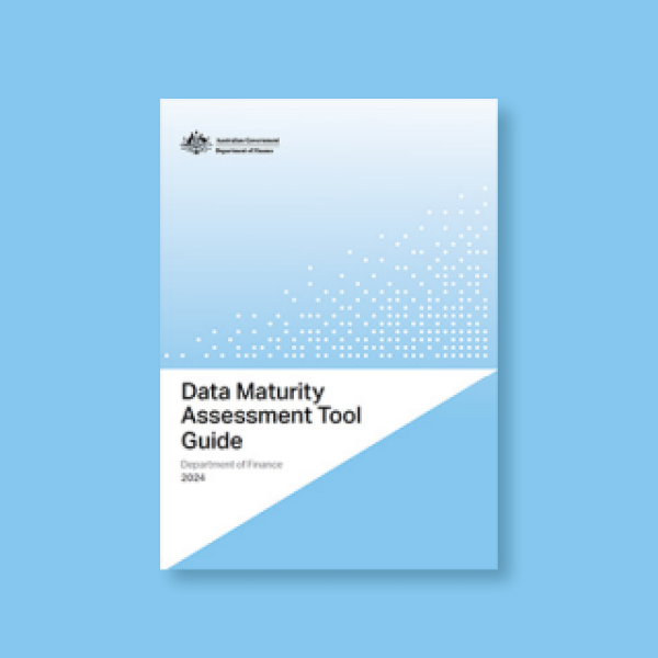 Front cover of the Data Maturity Assessment Tool Guide document