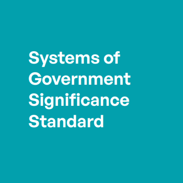 Systems of Government Significance Standard icon