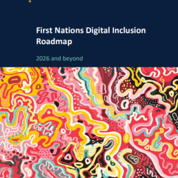 Front cover of the First Nations Digital Inclusion Roadmap document